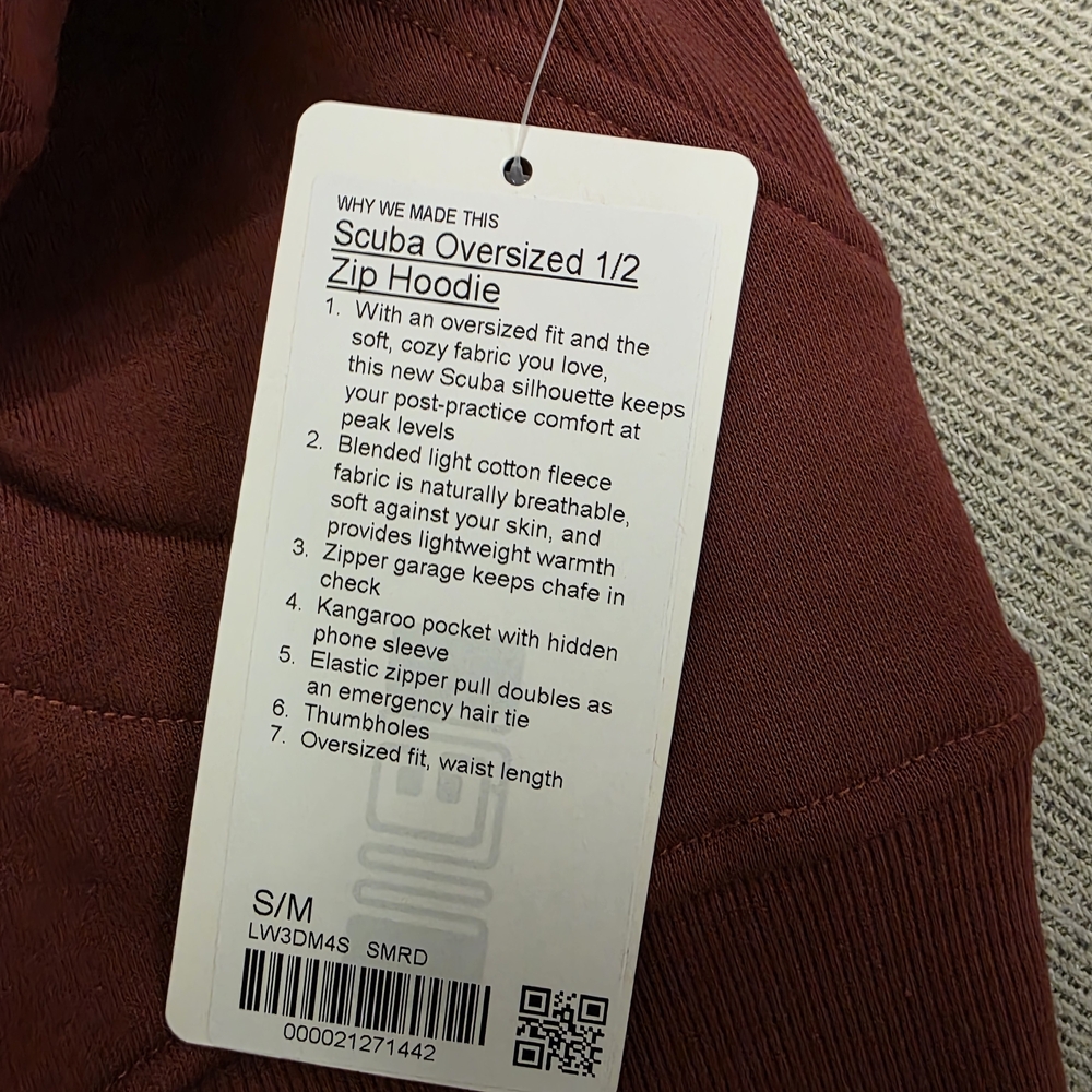 Lululemon Halfzip Oversized Hoodie - Picture 4 of 6
